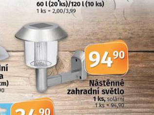 NSTNN ZAHRADN SVTLO