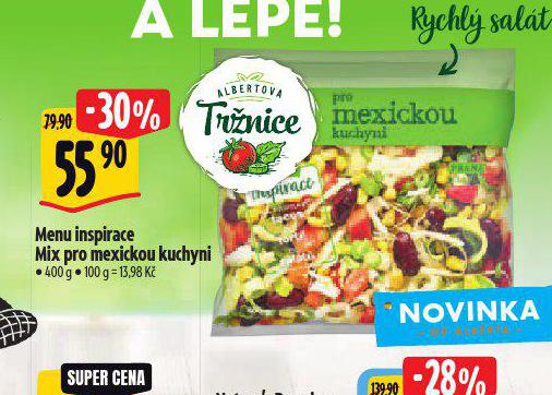 MENU INSPIRACE MIX PRO MEXICKOU KUCHYNI