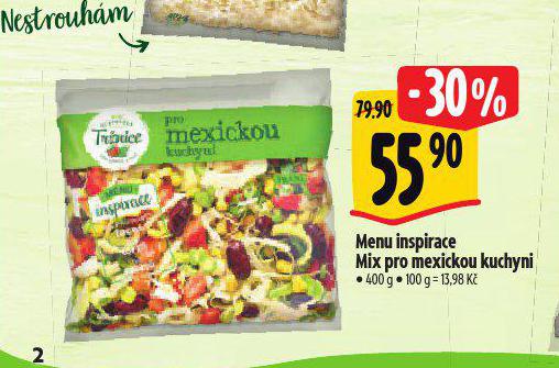 MENU INSPIRACE MIX PRO MEXICKOU KUCHYNI