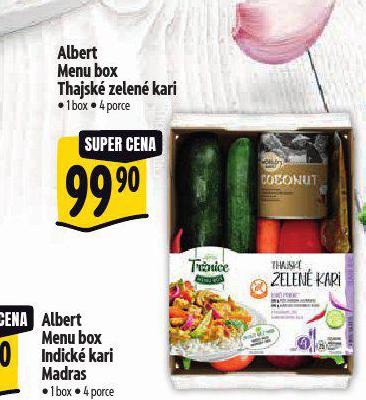 MENU BOX THAJSK ZELEN KARI