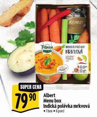 MENU BOX INDICK MRKVOV POLVKA