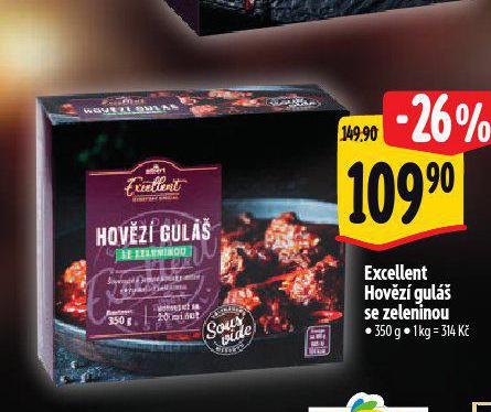 HOVZ GUL SE ZELENINOU