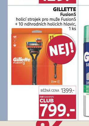 GILLETTE HOLIC STROJEK