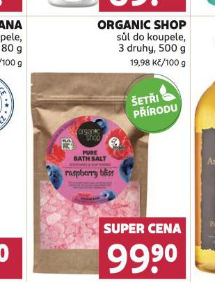 ORGANIC SHOP SL DO KOUPELE
