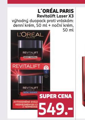 LOREAL PARIS REVITALIFT LASER X3