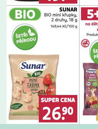 SUNAR BIO MINI KUPKY