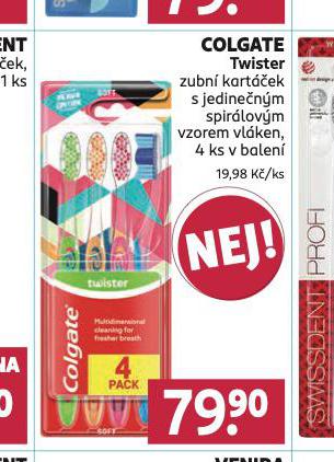 COLGATE TWISTER ZUBN KARTEK