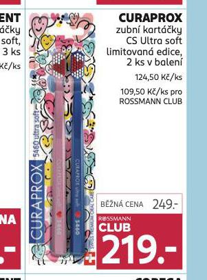CURAPROX ZUBN KARTKY