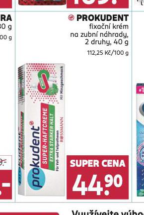 PROKUDENT FIXAN KRM NA ZUBN NHRADY