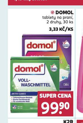 DOMOL TABLETY NA PRAN