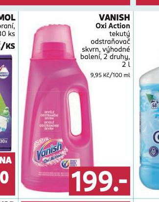 VANISH OXI ACTION TEKUT ODSTRAOVA SKVRN