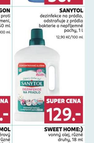 SANYTOL DEZINFEKCE NA PRDLO