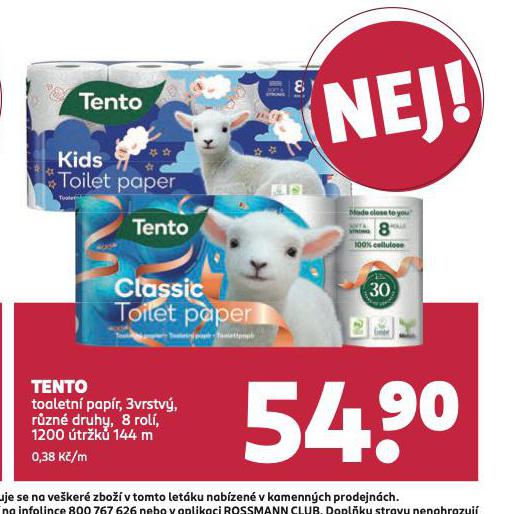 TENTO TOALETN PAPR