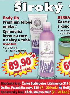 BODY TIP ZJEMUJC KRM