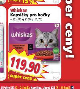 WHISKAS KAPSIKY PRO KOKY