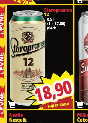 PIVO STAROPRAMEN 12