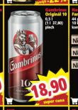 PIVO GAMBRINUS ORIGINL 10