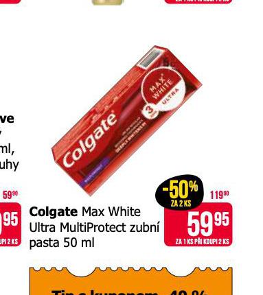 COLGATE MAX WHITE ZUBN PASTA