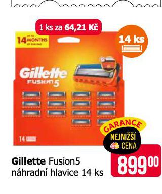 GILETTE FUSION5 NHRADN HLAVICE