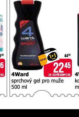 4WARD SPRCHOV GEL PRO MUE