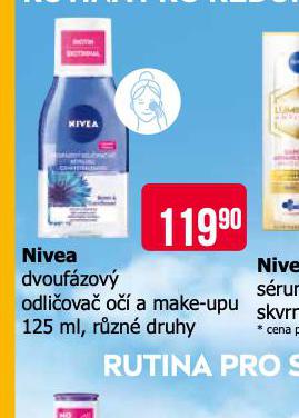 NIVEA DVOUFZOV ODLIOVA O A MAKE.UPU