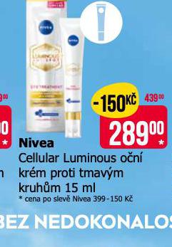 NIVEA CELLULAR LUMINOUS ON KRM