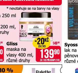 GLISS MASKA NA VLASY