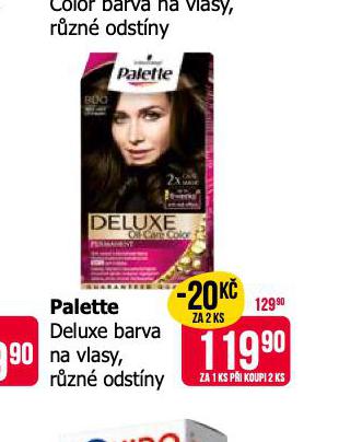 PALDETTE DELUXE BARVA NA VLASY