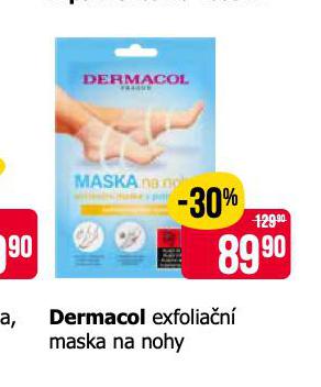 DERMACOL EXFOLIAN MASKA NA NOHY