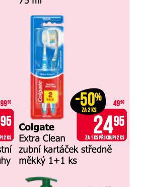 COLGATE EXTRA CLEAN ZUBN KARTEK