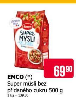 EMCO SUPER MSLI BEZ PIDANHO CUKRU