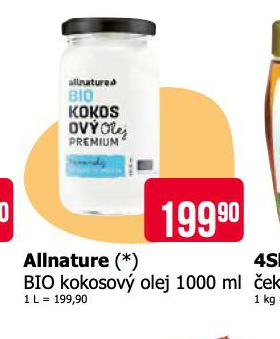 ALLNATURE BIO KOKOSOV OLEJ