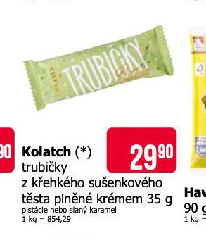 KOLATCH TRUBIKY Z KEHKHO SUENKOVHO TSTA PLNN KRMEM