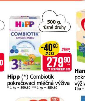 HIPP COMBIOTIK POKRAOVAC MLN VݎIVA