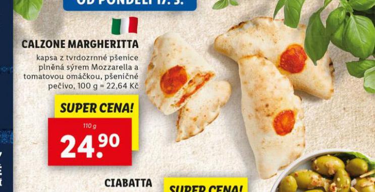 CALZONE MARGHARITTA