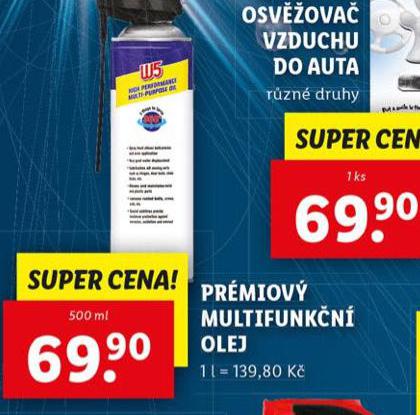W5 PRMIOV MULTIFUNKN OLEJ