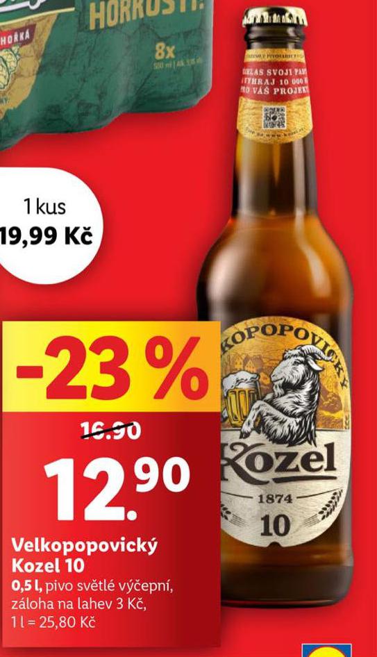 PIVO VELKOPOPOVICK KOZEL 10