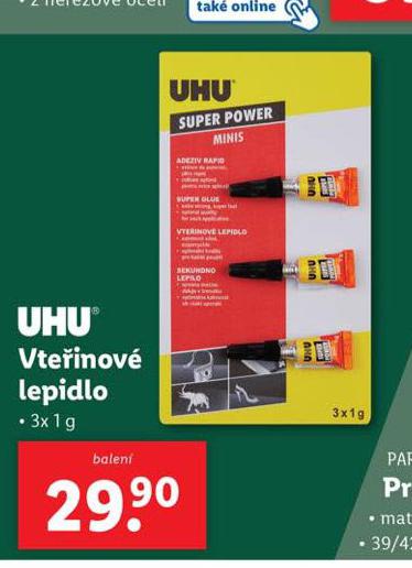 UHU VTEINOV LEPIDLO