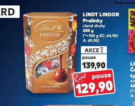 LINDT LINDOR PRALINKY