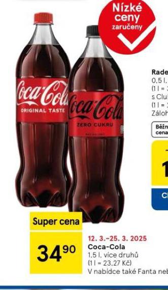 COCA COLA, FANTA, SPRITE