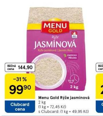 MENU GOLD RݎE JASMNOV