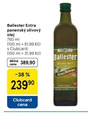 BALLESTER EXTRA PANENSK OLIVOV OLEJ