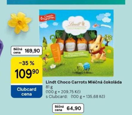 LINDT CHOCO CARROTS MLN OKOLDA