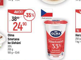 OLMA SMETANA KE LEHN 33%