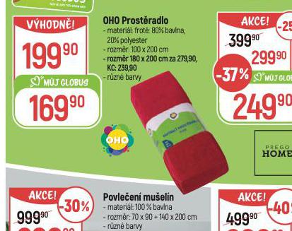 OHO PROSTRADLO 100 x 200 CM