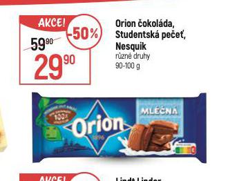 ORION OKOLDA, STUDENTSK PEE, NESQUIK