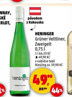 HENINGER GRNER VELTLINER