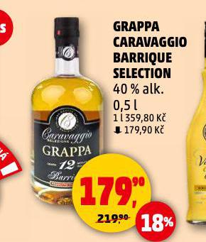 GRAPPA CARAVAGGIO BARRIQUE SELECTION