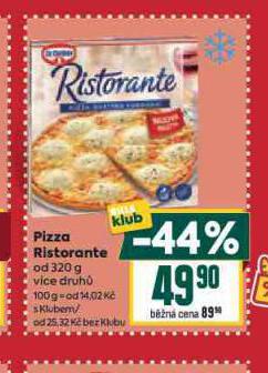 PIZZA RISTORANTE