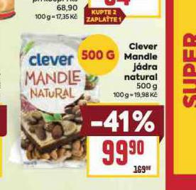 CLEVER MANDLE JDRA NATURAL